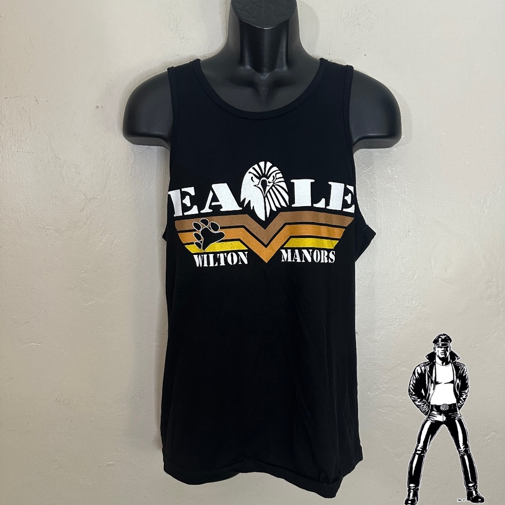 Eagle Wilton Manors Tank Top Small Gently worn 100% cotton 19" armpit to armpit